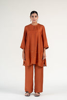 Rust Mehr Kurta (Set of 2) - CiceroniKurta Set, Festive WearNirjara