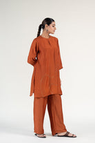 Rust Mehr Kurta (Set of 2) - CiceroniKurta Set, Festive WearNirjara