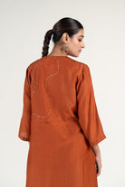 Rust Mehr Kurta (Set of 2) - CiceroniKurta Set, Festive WearNirjara