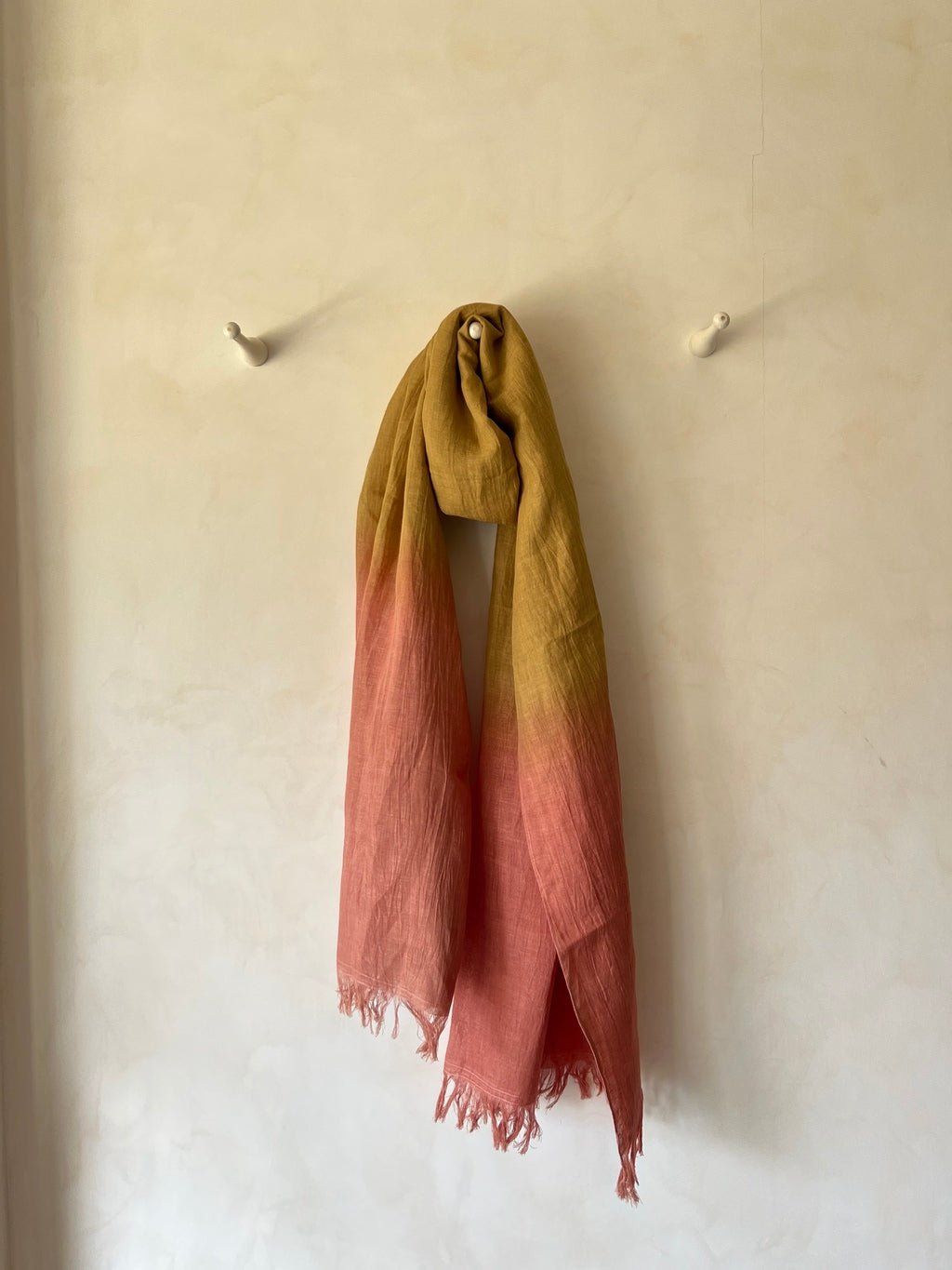 Rusty Pink Ombre Stole - CiceroniScarvesPaeony