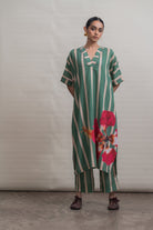 Ruth Aven Set - Forest Green - CiceroniKurta Set, Everyday WearRaga & Co.
