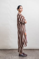Ruth Aven Set - Rustwood Brown - CiceroniKurta Set, Everyday WearRaga & Co.