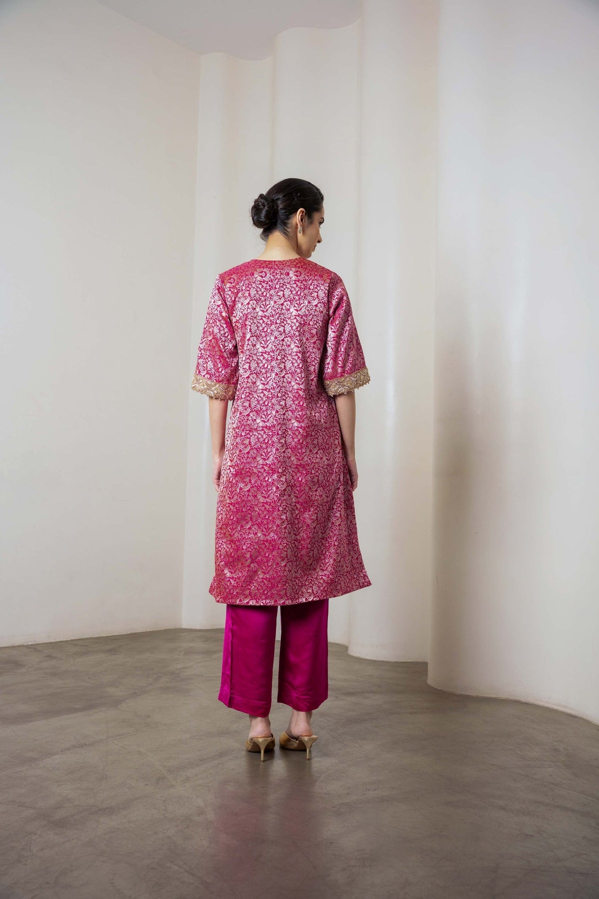 Rysa Kurta Set Magenta - CiceroniKurta Set, Festive WearShriya Singhi