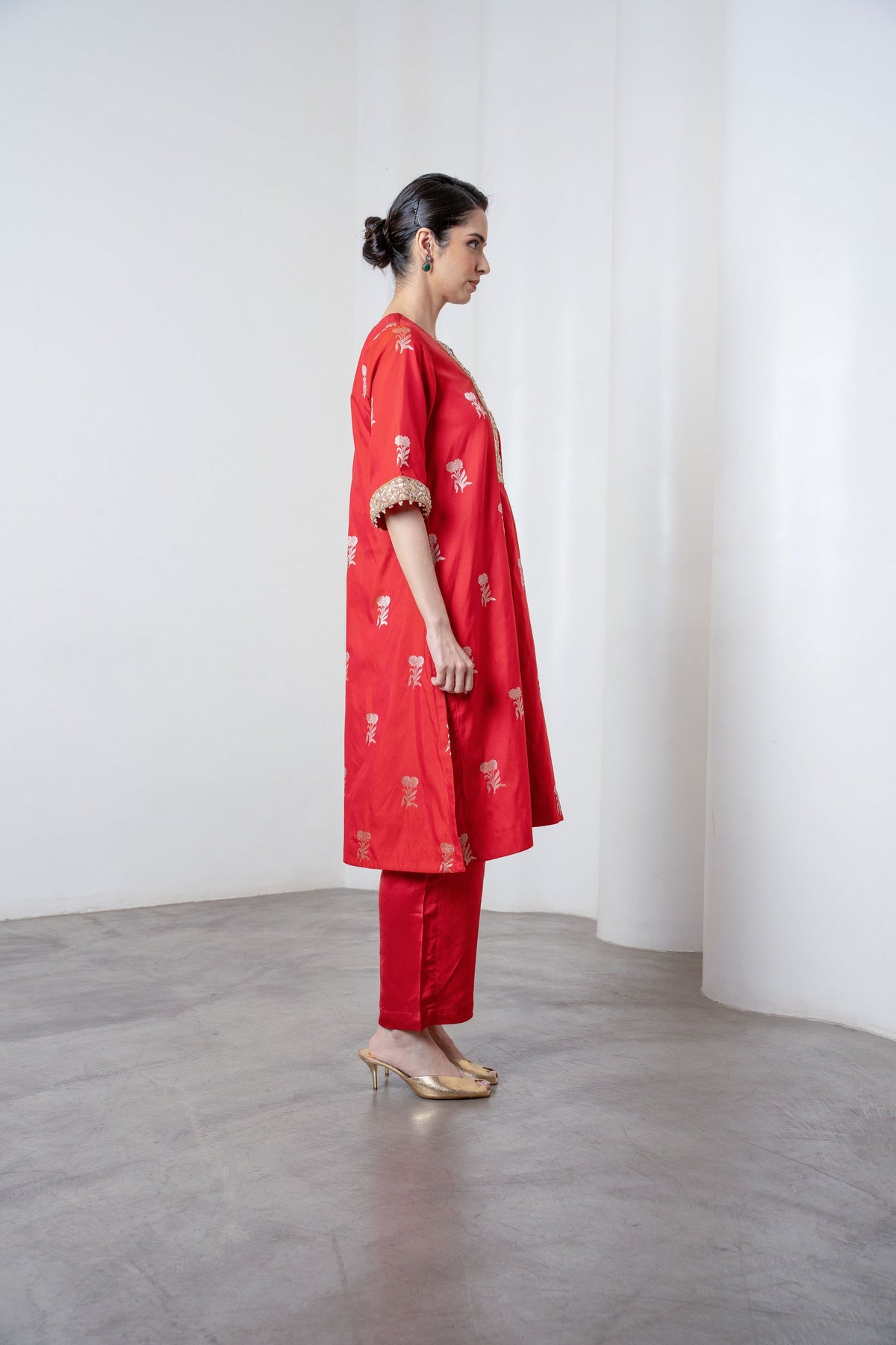 Rysa Kurta Set Rust - CiceroniKurta Set, Festive WearShriya Singhi
