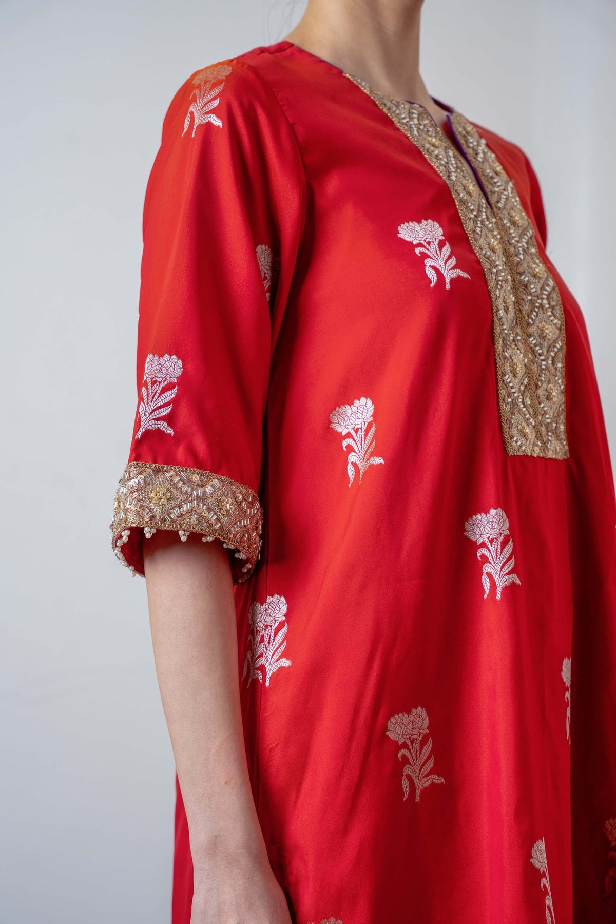 Rysa Kurta Set Rust - CiceroniKurta Set, Festive WearShriya Singhi