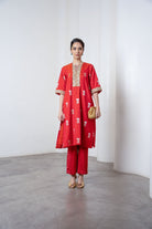 Rysa Kurta Set Rust - CiceroniKurta Set, Festive WearShriya Singhi
