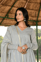 Saanjh Taani Anarkali Suit - CiceroniKurta Set, Festive WearOmaana