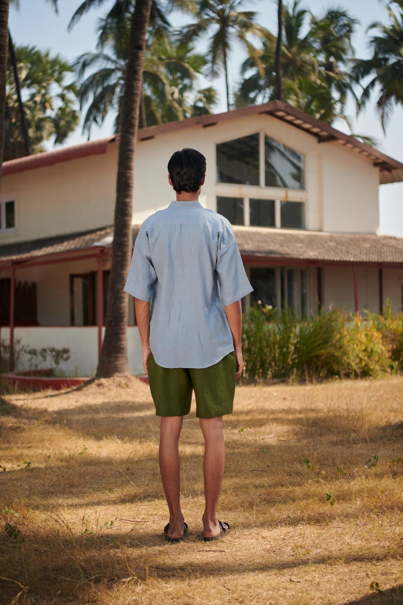 Safari Linen Men's Golf Shorts - CiceroniShortsSaphed