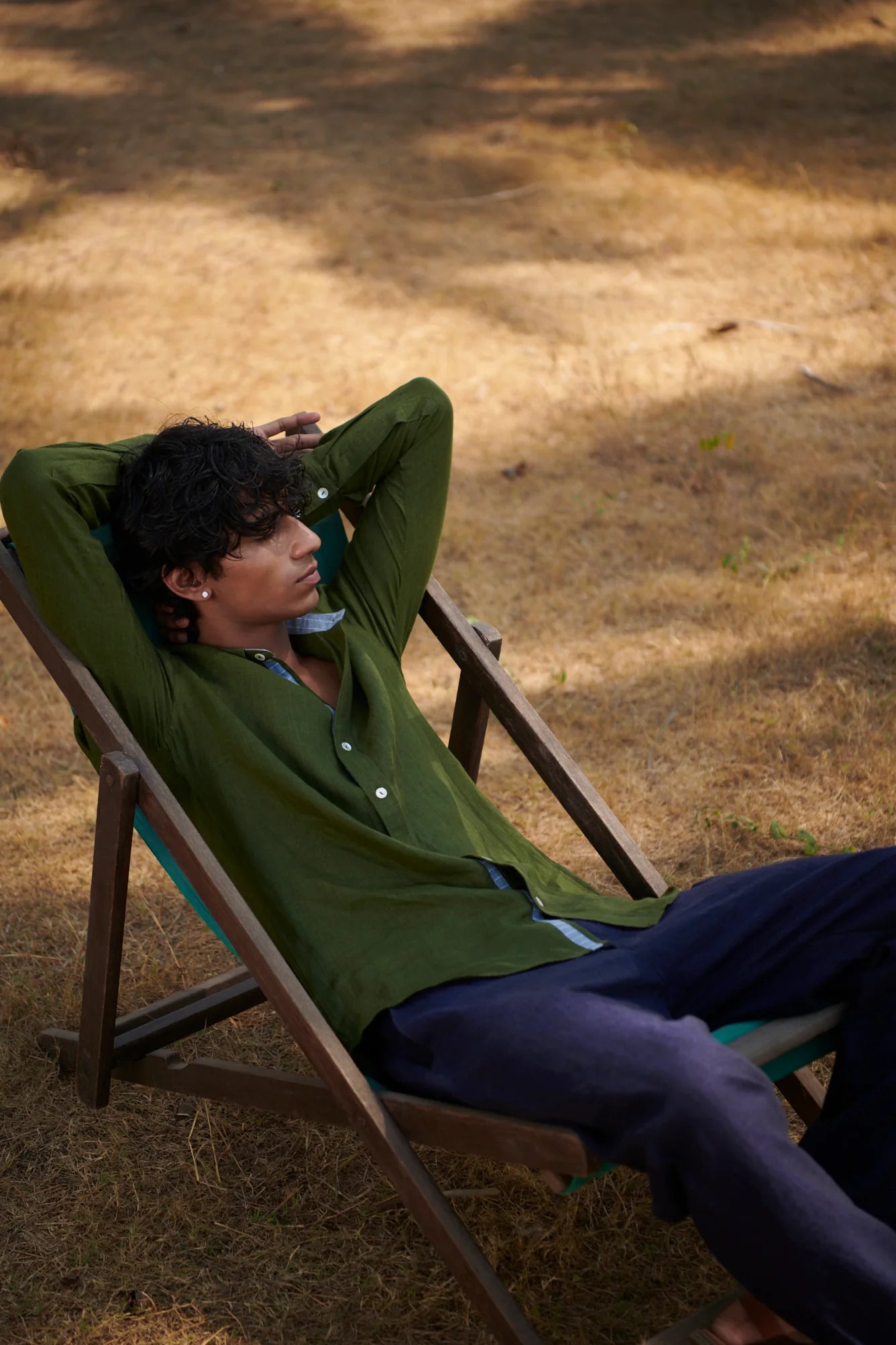 Safari Linen Men's Oxford Shirt - Slim Fit - CiceroniMen ShirtsSaphed