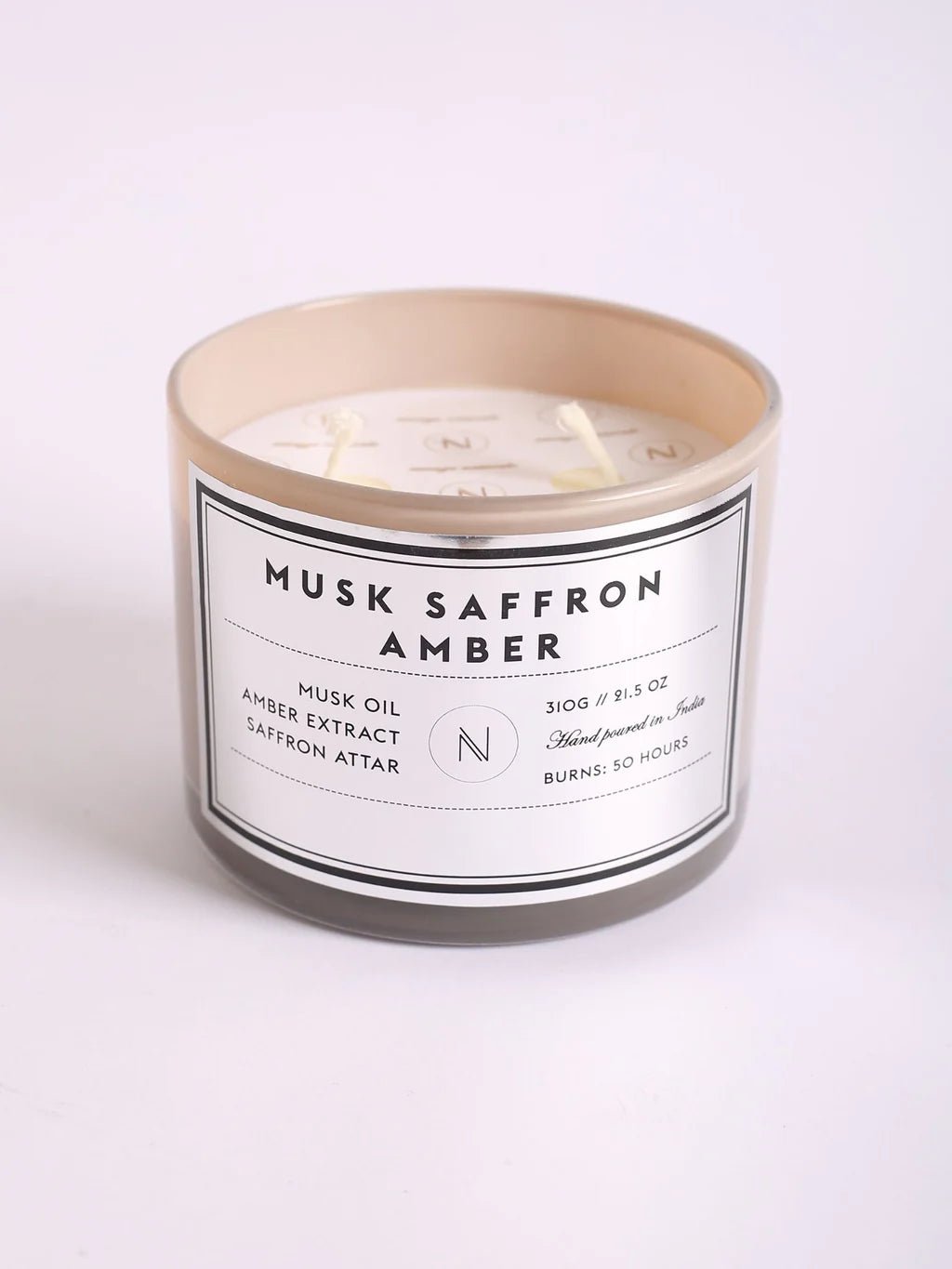 Saffron Infused In Musk & Amber Candle - CiceroniCandleNASO