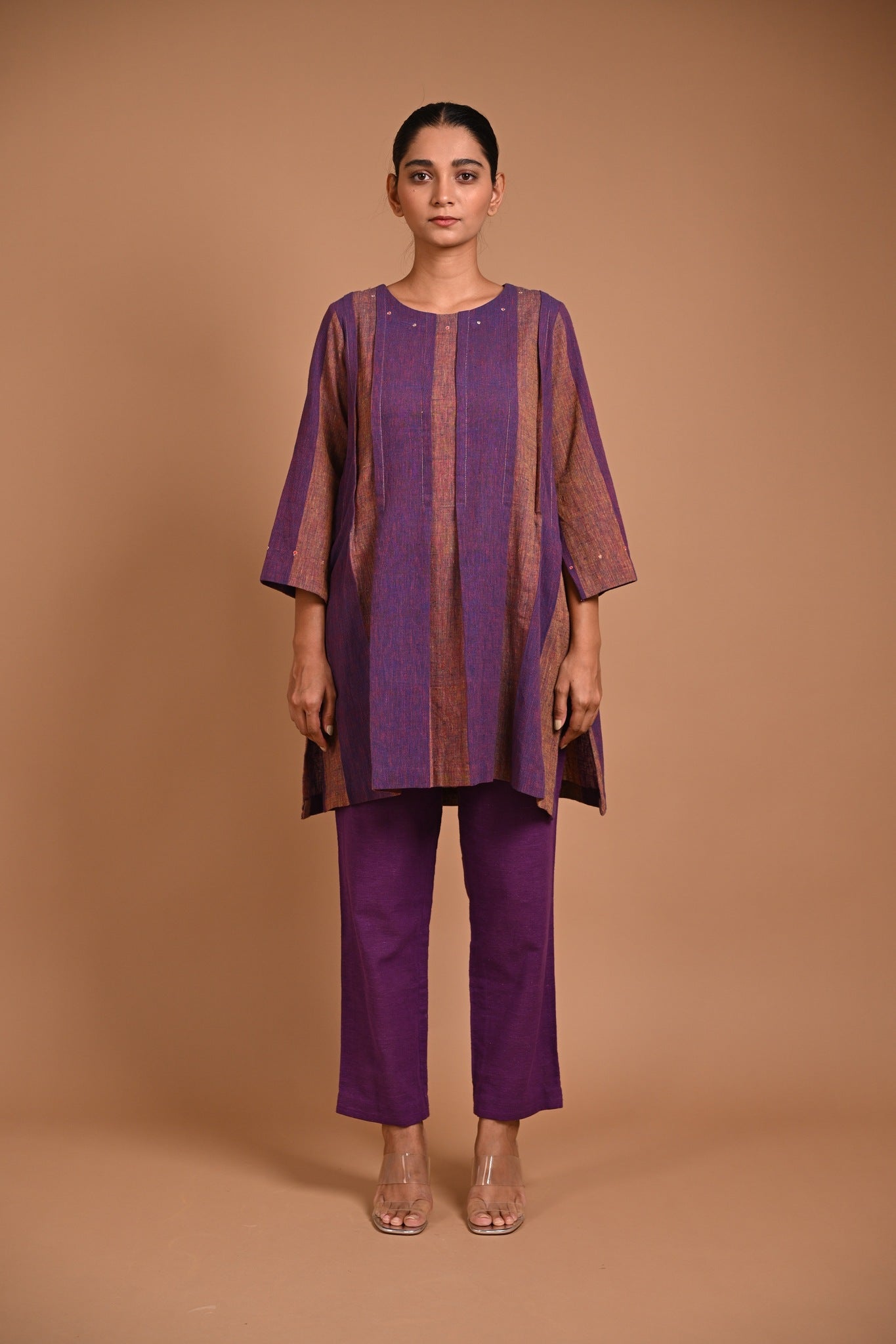 Sahaj Tunic in Purple - CiceroniTunicsRang by Rajvi