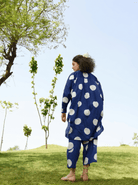 Salvia Co-ord Set - Indigo & White Polka - CiceroniCo-ord SetRAAS Life