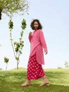 Salvia Co-ord Set - Red & Pink - CiceroniCo-ord SetRAAS Life