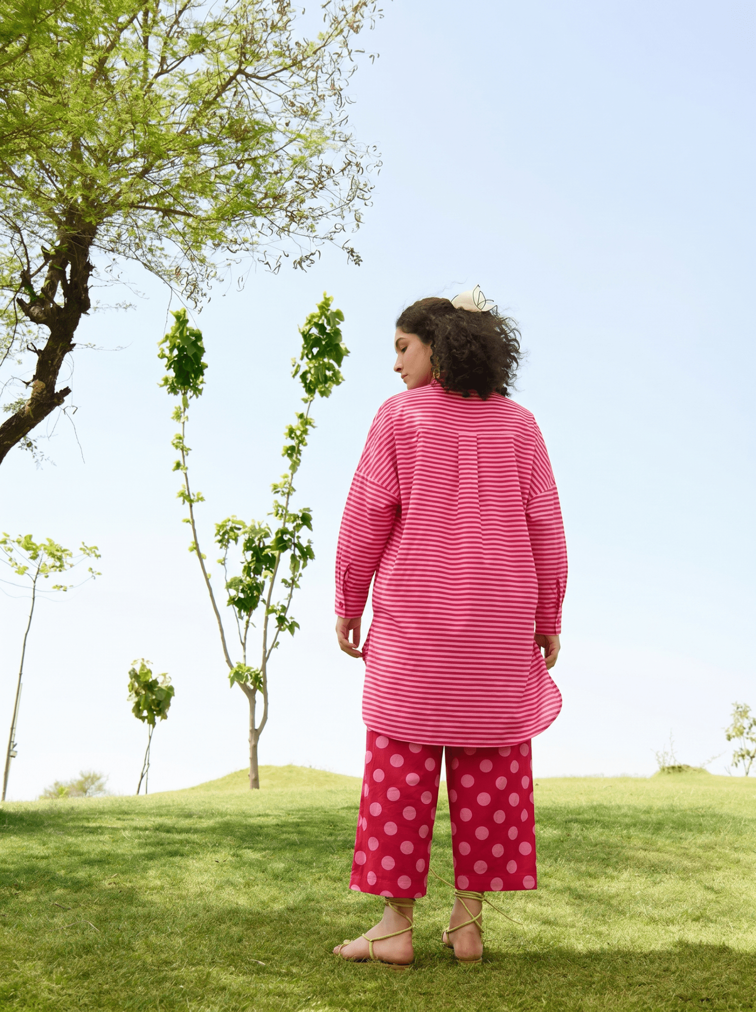 Salvia Co-ord Set - Red & Pink - CiceroniCo-ord SetRAAS Life