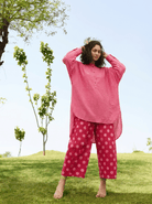 Salvia Co-ord Set - Red & Pink - CiceroniCo-ord SetRAAS Life