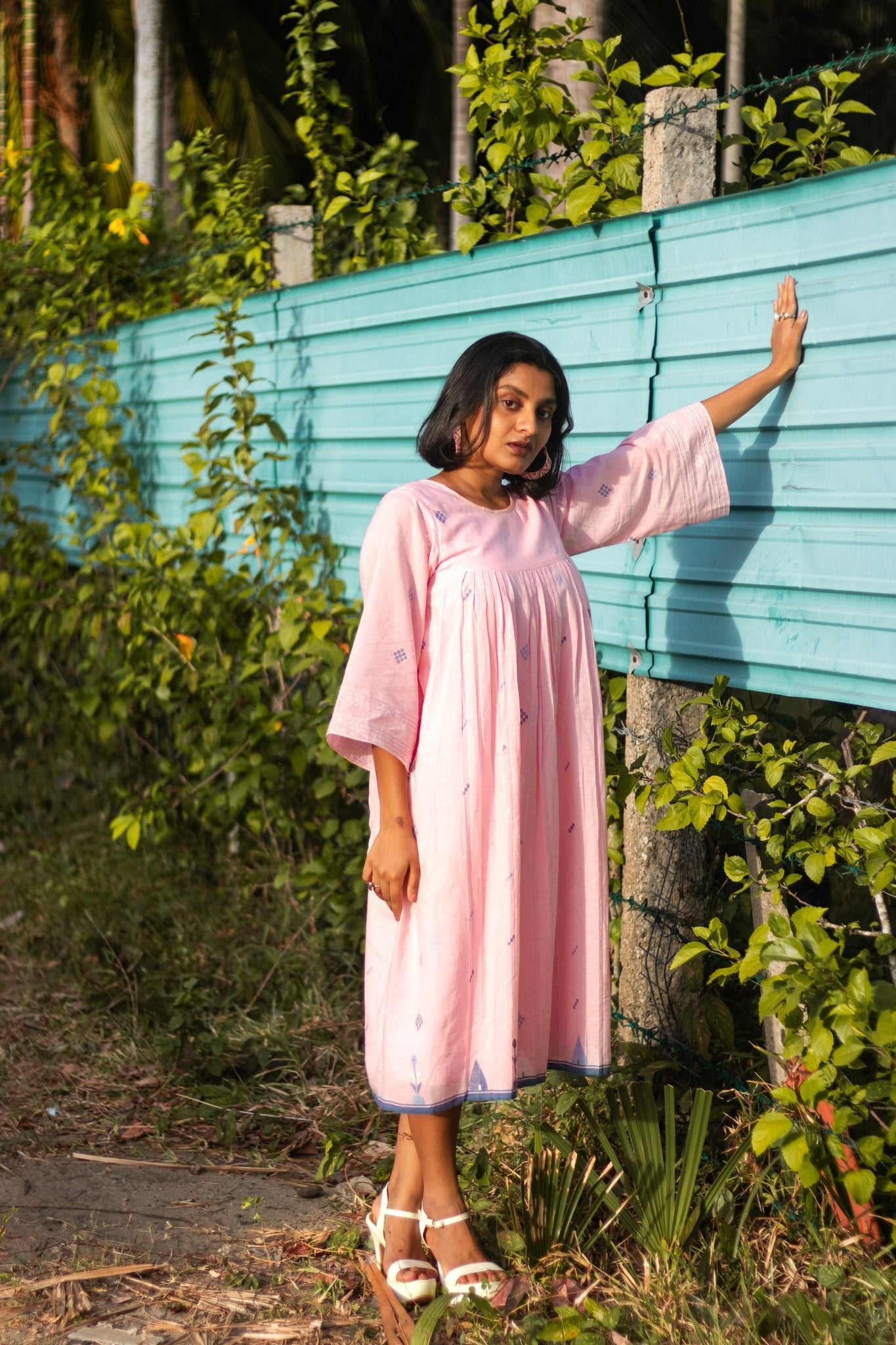 Saman Pleated Dress - CiceroniDressesBhomra