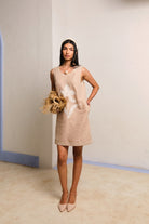 Sand Mini Dress - CiceroniDressesShimona