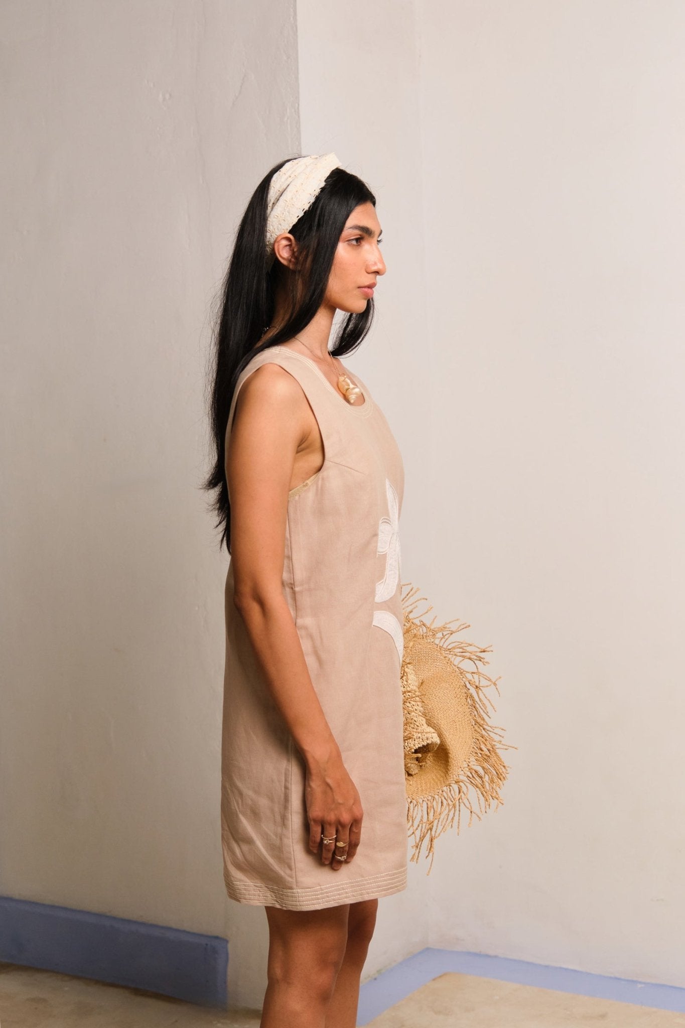 Sand Mini Dress - CiceroniDressesShimona