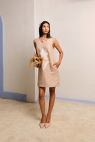 Sand Mini Dress - CiceroniDressesShimona