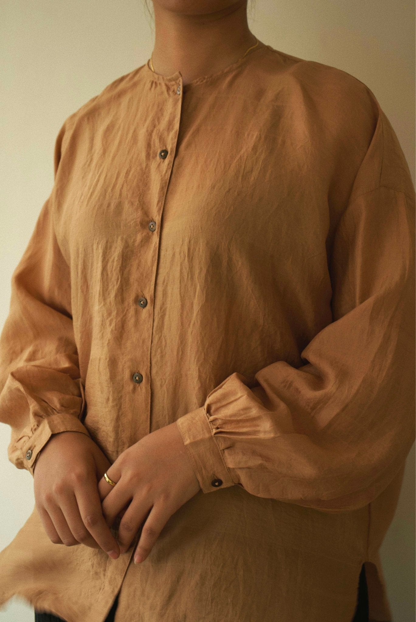 Sand Oversized Shirt - CiceroniWomen Shirtswith N.