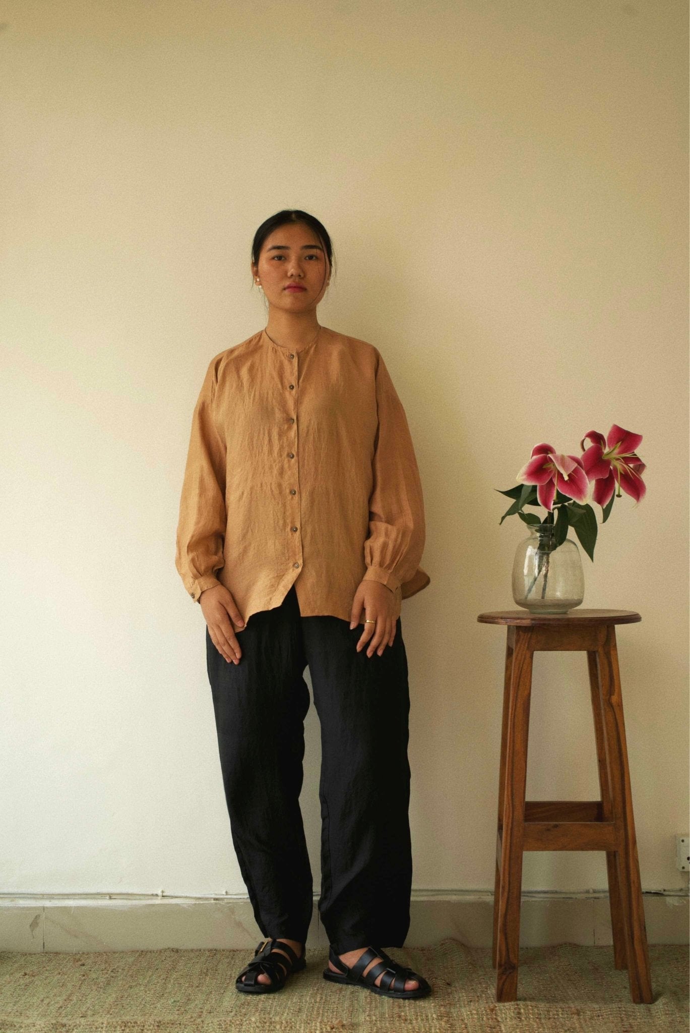 Sand Oversized Shirt - CiceroniWomen Shirtswith N.