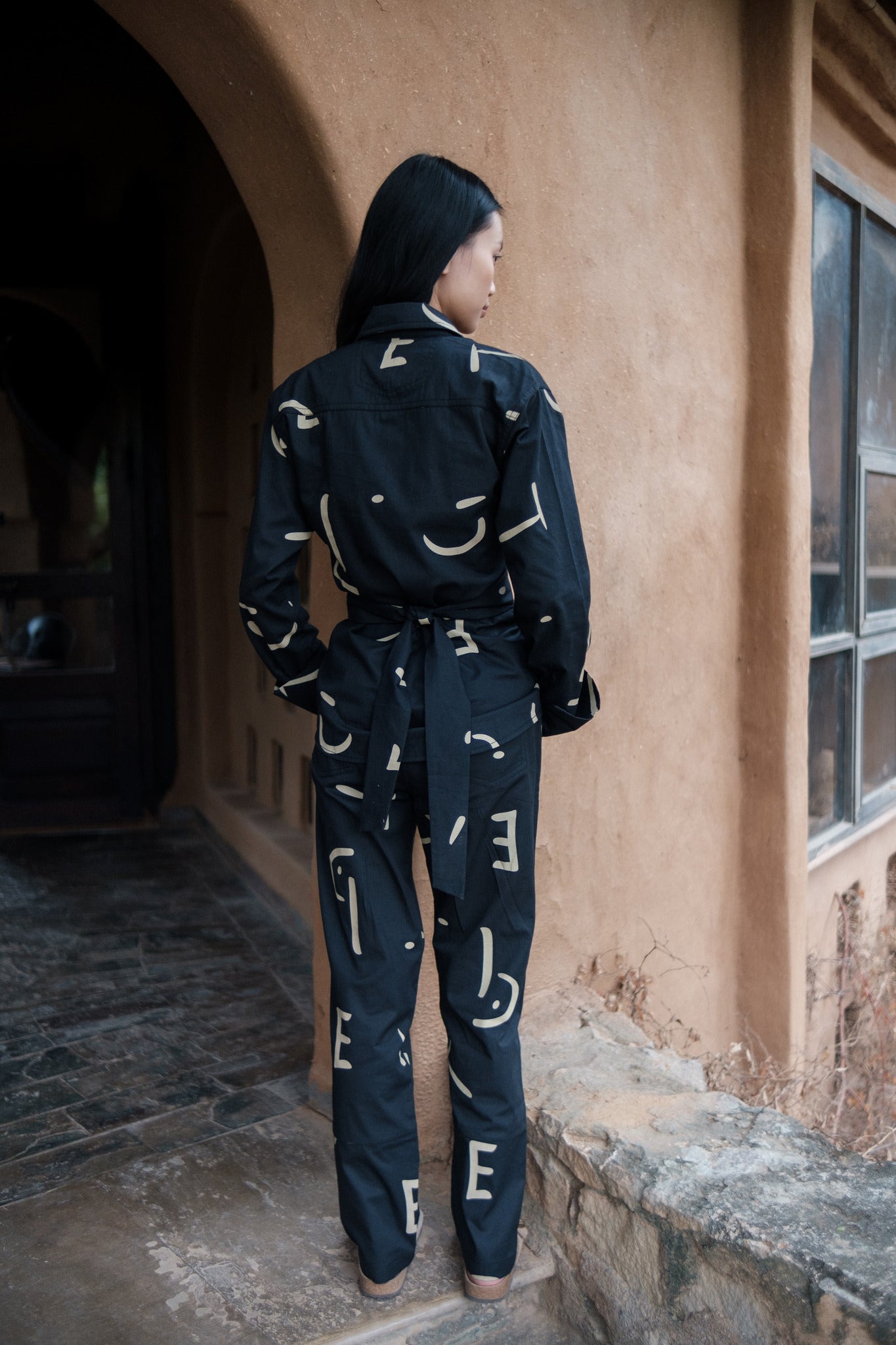 Sandra Straight Pants - Printed - CiceroniPantsThe Terra Tribe