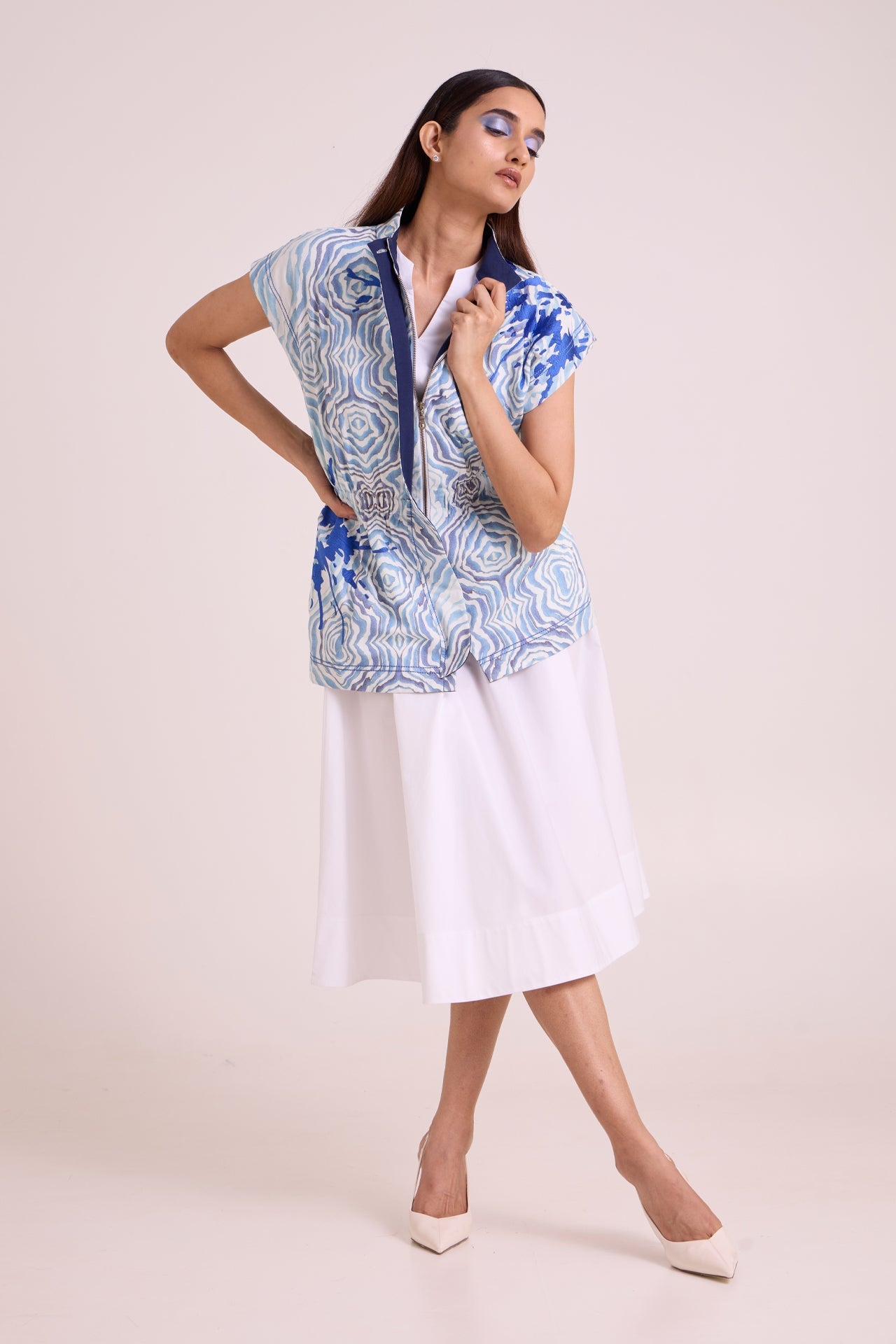 Sarabi - Peace Rock Jacket & Chalk Dress - CiceroniDressMadder Much