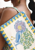 Saras Crane Pouch - CiceroniBagsThe Raw India
