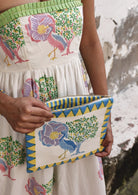 Saras Crane Pouch - CiceroniBagsThe Raw India