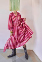 Sash Dress - Berry - CiceroniDressesShaivyaa