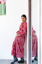 Sash Dress - Berry - CiceroniDressesShaivyaa