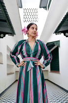 Sash Dress - Emerald - CiceroniDressesShaivyaa