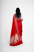 Savana Red Pure Silk Saree - CiceroniSareeShriya Singhi