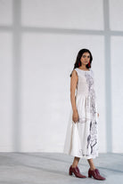 Savannah Smocked Midi Dress - CiceroniDressSilai Studio