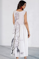 Savannah Smocked Midi Dress - CiceroniDressSilai Studio
