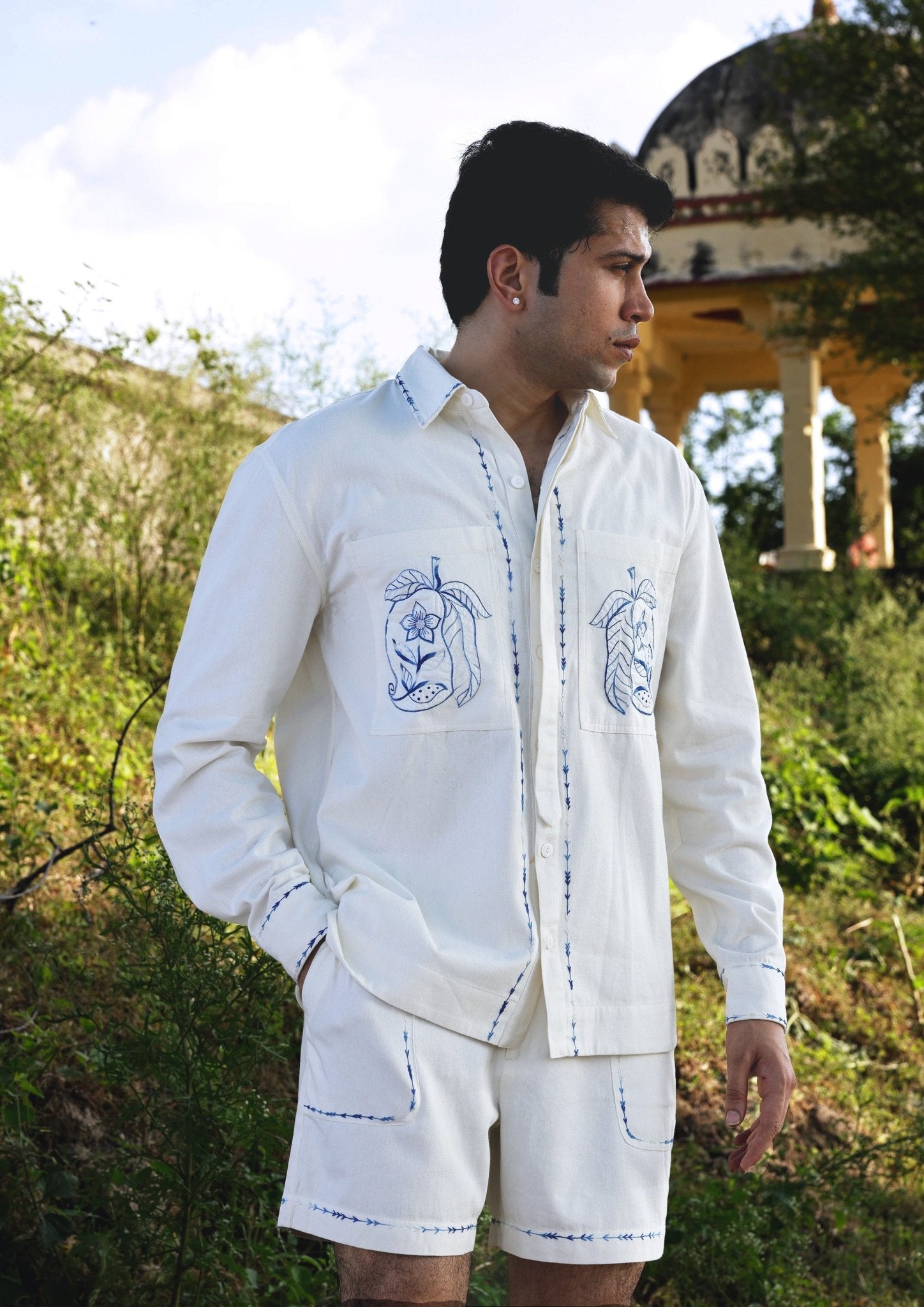 Sawai Shacket - Mango Applique - CiceroniMen ShirtsThe Raw India