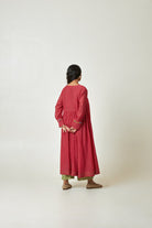 Scarlet Bloom Embroidered Kurta Set with Dupatta - CiceroniKurta SetPants and Pajamas