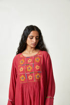 Scarlet Bloom Embroidered Kurta Set with Dupatta - CiceroniKurta SetPants and Pajamas