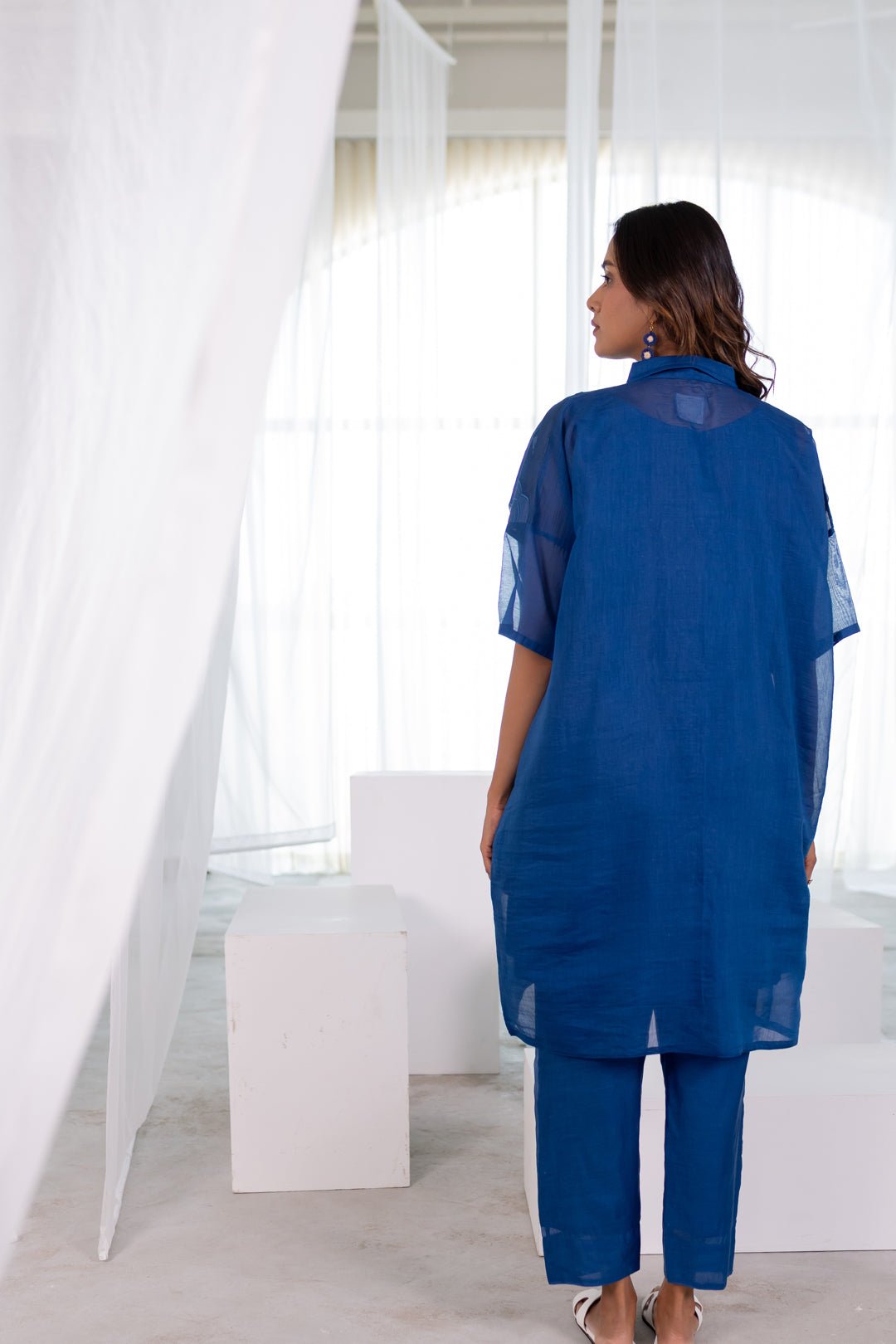 Sea of Foliage Tunic Co - ord Set - CiceroniKurta Set, Everyday WearSilai Studio