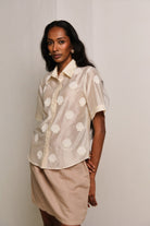 Sea Shell Shirt - Off White - CiceroniWomen ShirtsShimona
