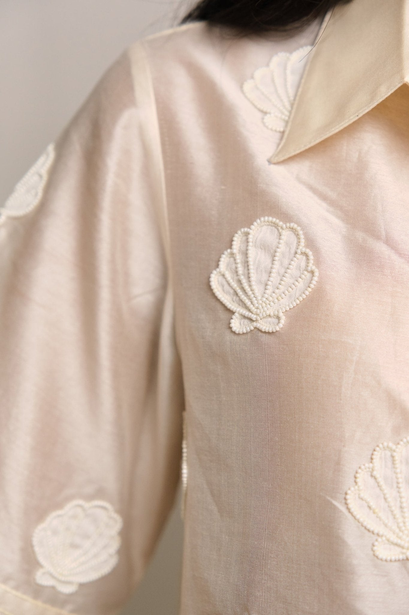 Sea Shell Shirt - Off White - CiceroniWomen ShirtsShimona