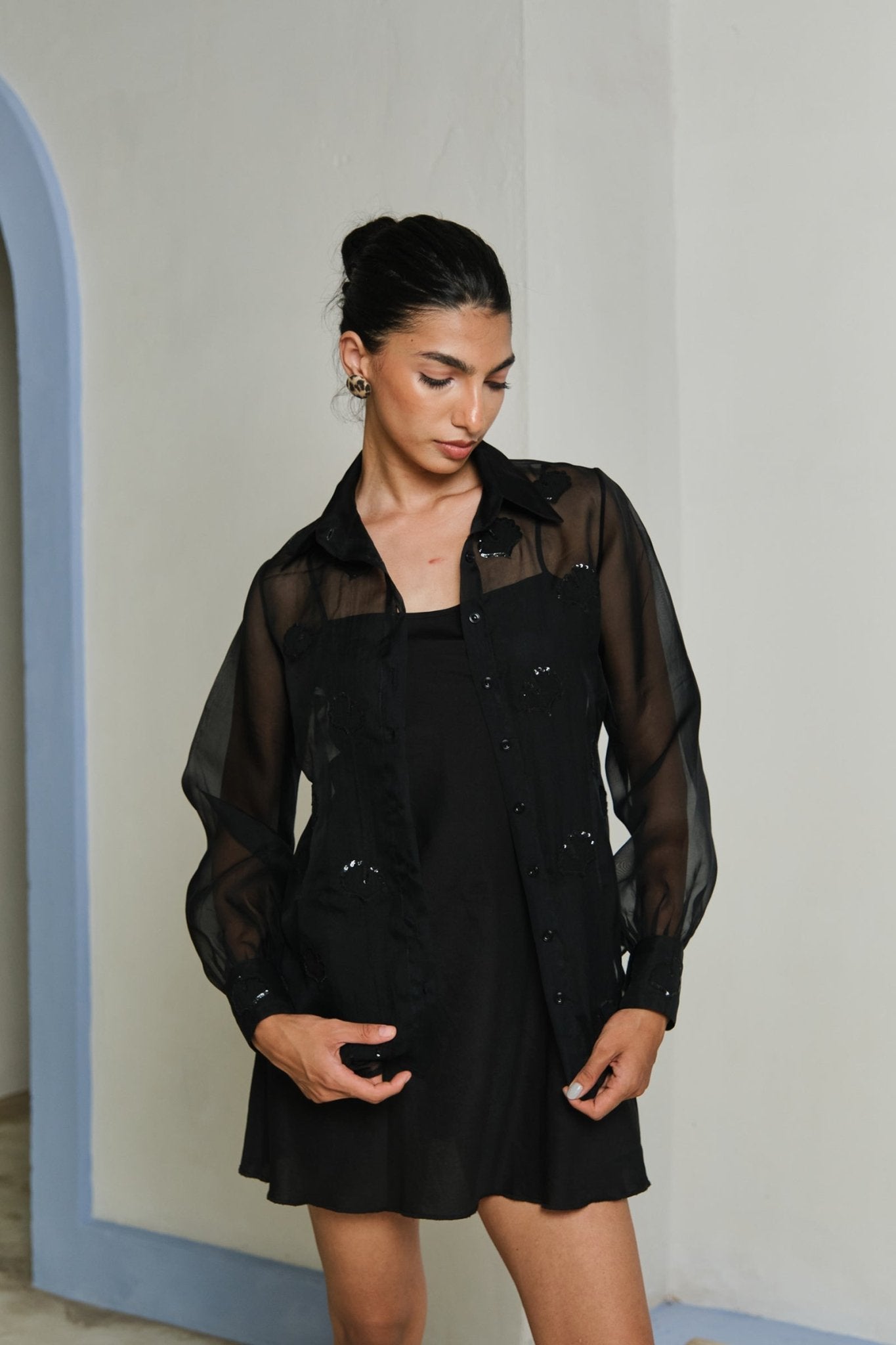 Sea Weed Shirt - Black - CiceroniWomen ShirtsShimona