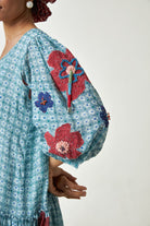 Seabreeze Block Printed Dress - CiceroniDressPants and Pajamas