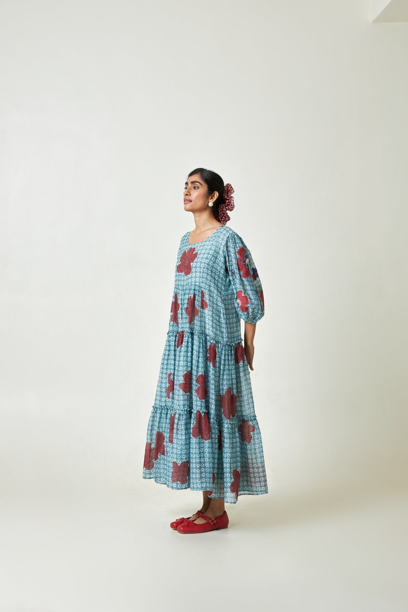 Seabreeze Block Printed Dress - CiceroniDressPants and Pajamas