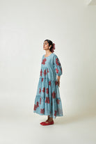 Seabreeze Block Printed Dress - CiceroniDressPants and Pajamas