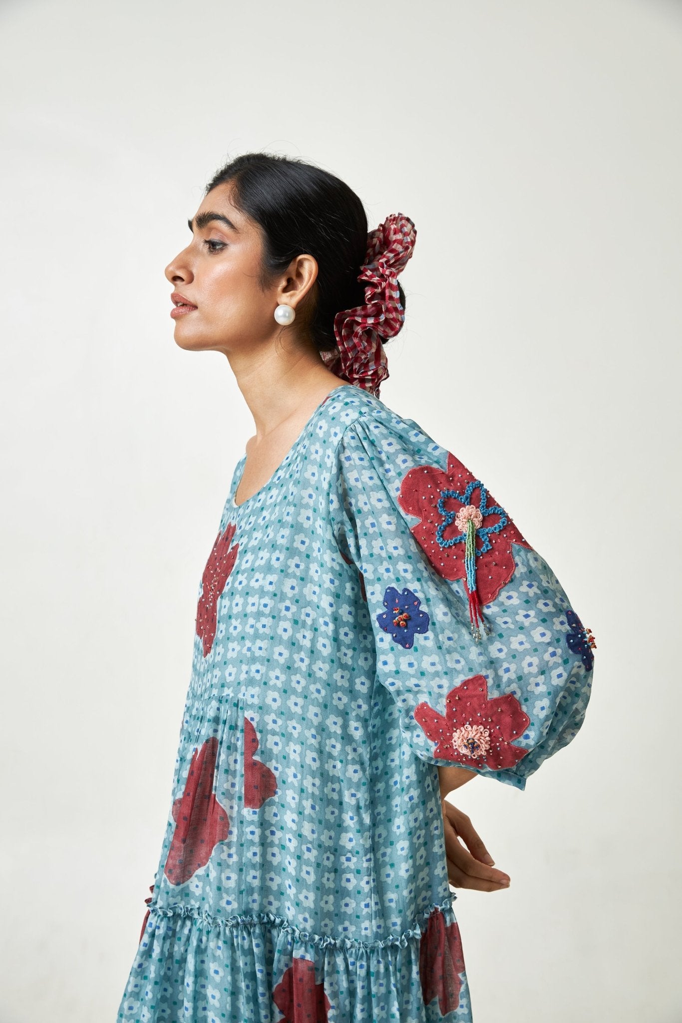 Seabreeze Block Printed Dress - CiceroniDressPants and Pajamas