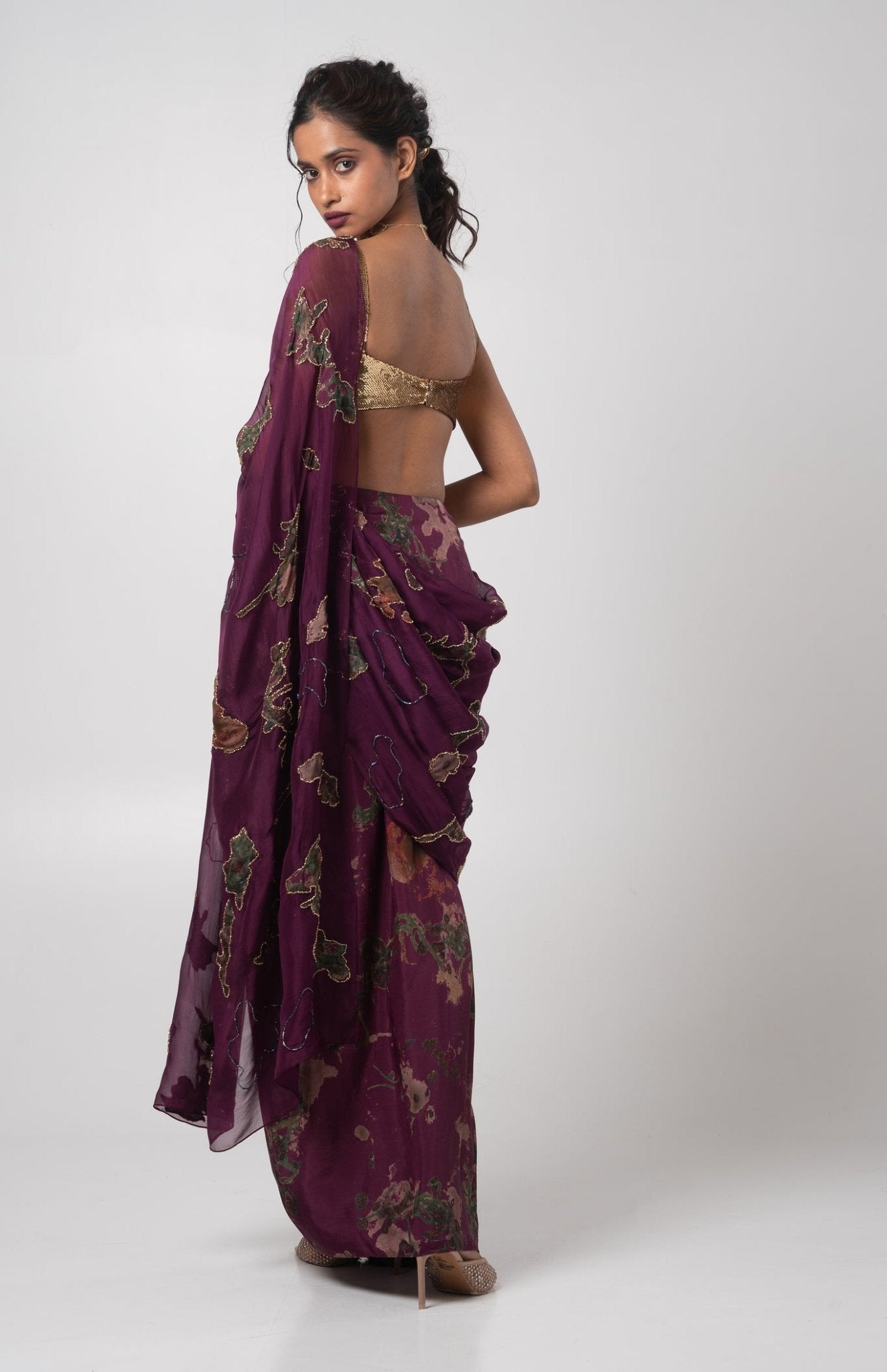 Sear Deconstructed Saree Set - CiceroniSkirt SetAdvait