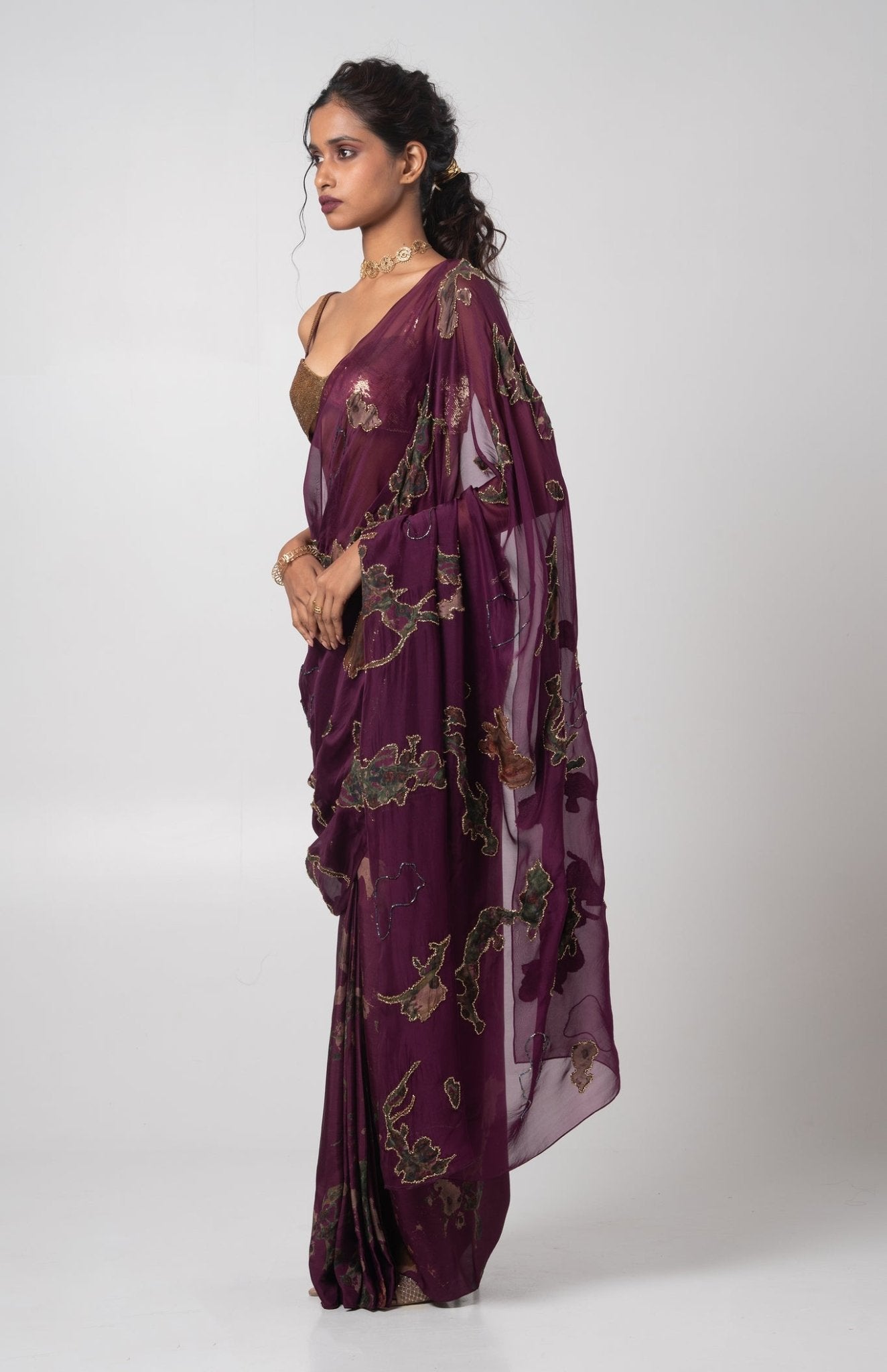 Sear Deconstructed Saree Set - CiceroniSkirt SetAdvait