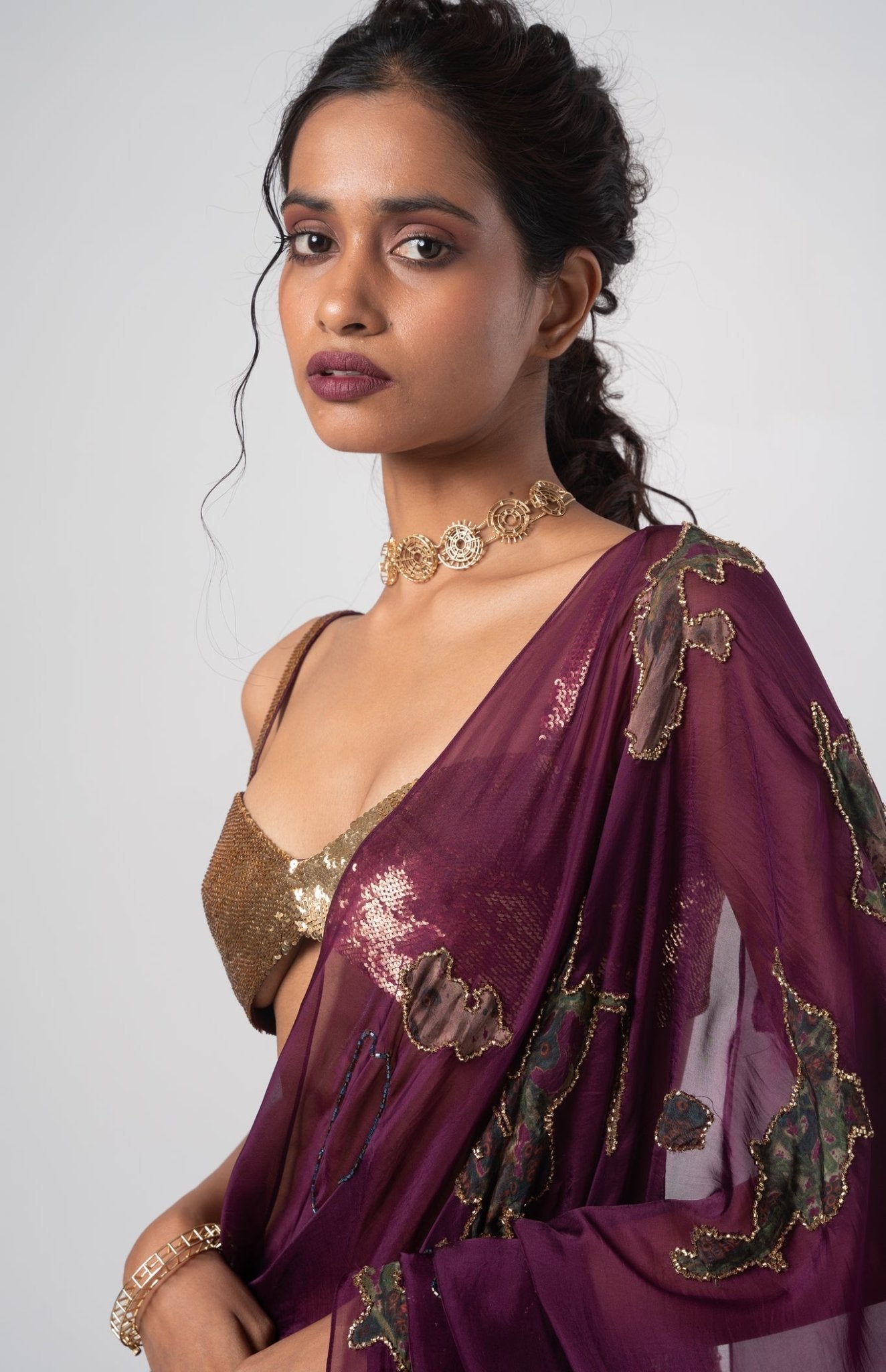 Sear Deconstructed Saree Set - CiceroniSkirt SetAdvait