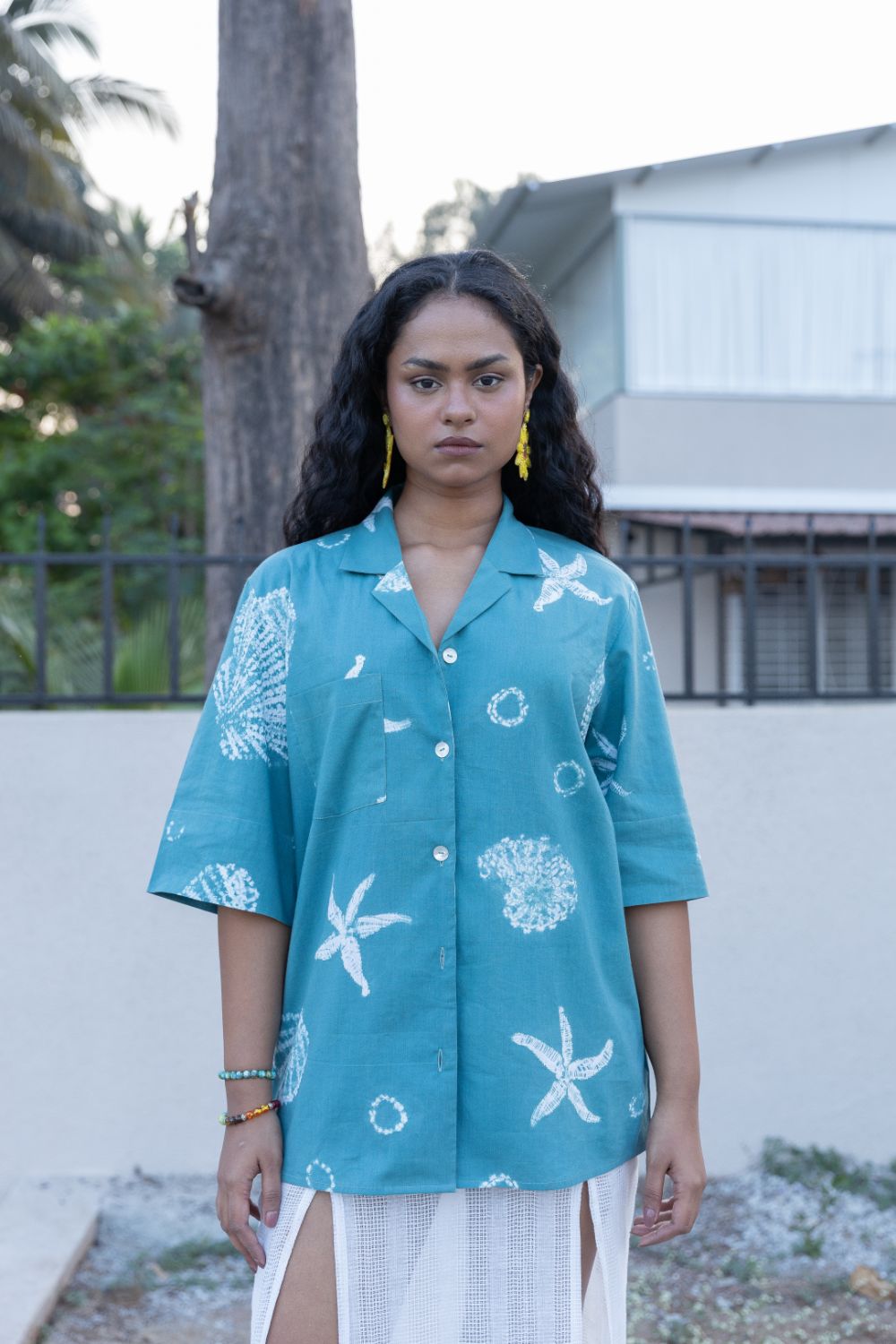 Seashell Camp Collar Shirt - CiceroniWomen ShirtsAnushé Pirani